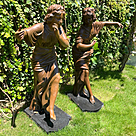 imagem do produto Escultura A Fus�o em Bronze 125cm - EBZ618 Arte Escultural Imponente 