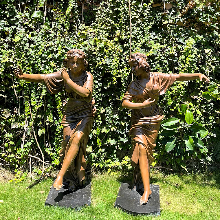 imagem do produto Escultura A Fus�o em Bronze 125cm - EBZ618 Arte Escultural Imponente 