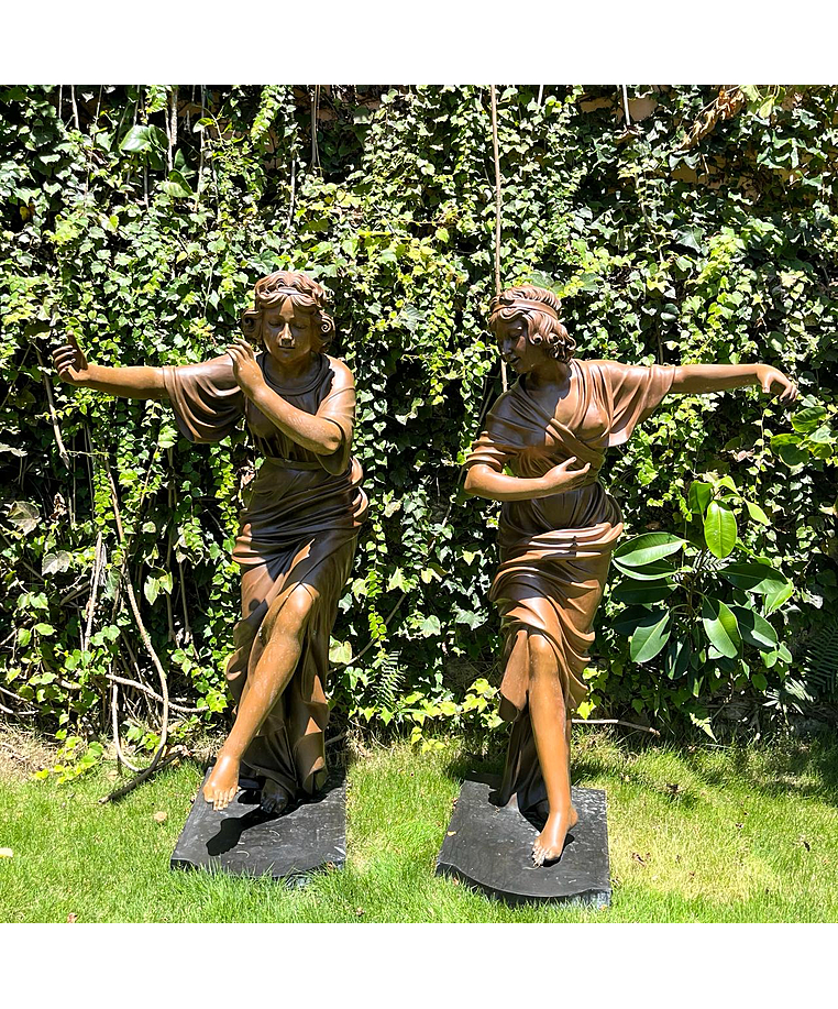 imagem do produto Escultura A Fus�o em Bronze 125cm - EBZ618