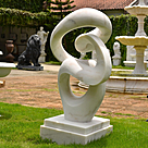 imagem do produto Escultura Abstrata em M�rmore 150cm EMP768 Design Contempor�neo 