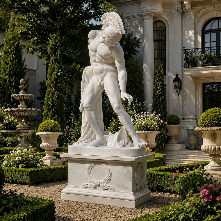 imagem do produto Escultura Achiles Ferido em M�rmore 235cm - EMP550 Arte Cl�ssica