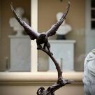 imagem do produto Escultura �guia de Bronze 120cm - EBZ397 Pe�a Imponente