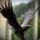 imagem do produto Escultura �guia de Bronze 120cm - EBZ397 Pe�a Imponente