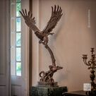 imagem do produto Escultura �guia de Bronze 120cm - EBZ397 Pe�a Imponente