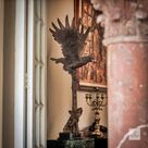 imagem do produto Escultura �guia de Bronze 120cm - EBZ397 Pe�a Imponente