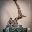 imagem do produto Escultura �guia de Bronze 120cm - EBZ397 Pe�a Imponente