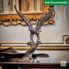 imagem do produto Escultura �guia em Bronze 70cm EBZ756 Movimento e Nobreza Esculpida