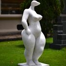 imagem do produto Escultura Alva M�rmore Branco 160CM - EMP771 Obra contempor�nea 