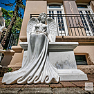 imagem do produto Escultura Anjo Sereno M�rmore Branco 110cm - EMP747 Delicadeza Escult�rica 
