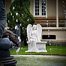 imagem do produto Escultura Anjo Sereno M�rmore Branco 110cm - EMP747 Eleg�ncia e Sofistica��o