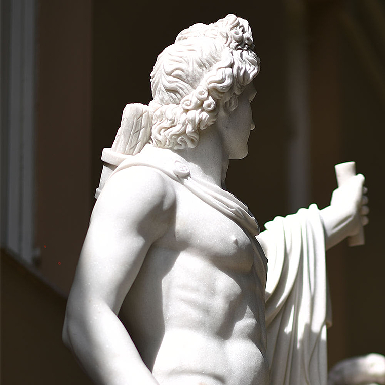 imagem do produto Escultura Ap�lo Belvedere em M�rmore 180cm - EMP605 Obra Cl�ssica