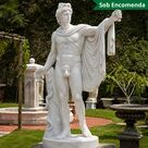 imagem do produto Escultura Ap�lo Belvedere em M�rmore 180cm - EMP605 Obra Cl�ssica