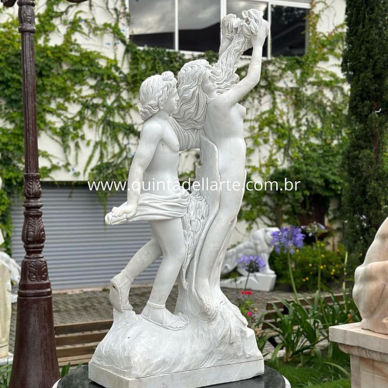 imagem do produto Escultura Apolo e Dafne em M�rmore 150cm - EMP554 Beleza e Mitologia Cl�ssica