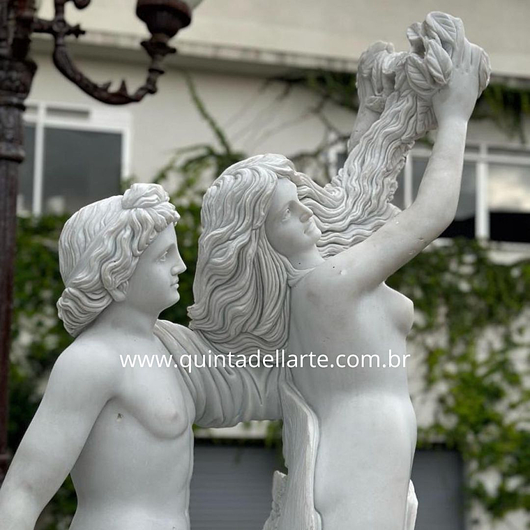 imagem do produto Escultura Apolo e Dafne em M�rmore 150cm - EMP554 Beleza e Mitologia Cl�ssica