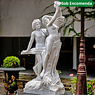 imagem do produto Escultura Apolo e Dafne em M�rmore 150cm - EMP554 Beleza e Mitologia Cl�ssica