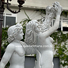 imagem do produto Escultura Apolo e Dafne em M�rmore 150cm - EMP554 Beleza e Mitologia Cl�ssica