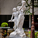 imagem do produto Escultura Apolo e Dafne em M�rmore 150cm - EMP554 Beleza e Mitologia Cl�ssica