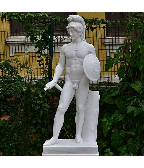 imagem de Escultura Ares Borghese com Escudo 223cm - EMP507