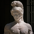 imagem do produto Escultura Ares Borghese com Escudo 223cm - EMP507 Impon�ncia Cl�ssica