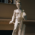 imagem do produto Escultura Ares Borghese com Escudo 223cm - EMP507 Impon�ncia Cl�ssica