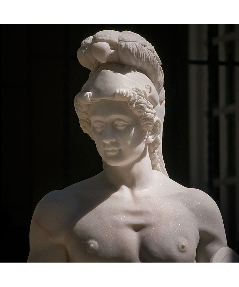 imagem do produto Escultura Ares Borghese com Escudo 223cm - EMP507
