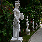 imagem do produto Escultura Ares Borghese com Escudo 223cm - EMP507