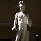 imagem do produto Escultura Ares Borghese com Escudo 223cm - EMP507