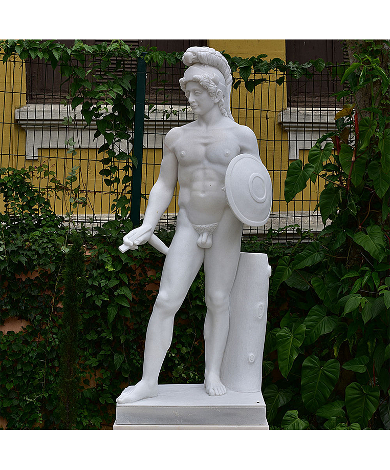 imagem do produto Escultura Ares Borghese com Escudo 223cm - EMP507