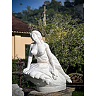 imagem do produto Escultura Ariadna Abandonada em M�rmore Branco 110cm - EMP696 Estilo Cl�ssico e Refinado