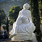 imagem do produto Escultura Ariadna Abandonada em M�rmore Branco 110cm - EMP696 Estilo Cl�ssico e Refinado