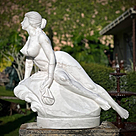 imagem do produto Escultura Ariadna Abandonada em M�rmore Branco 110cm - EMP696