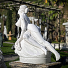 imagem do produto Escultura Ariadna Abandonada em M�rmore Branco 110cm - EMP696