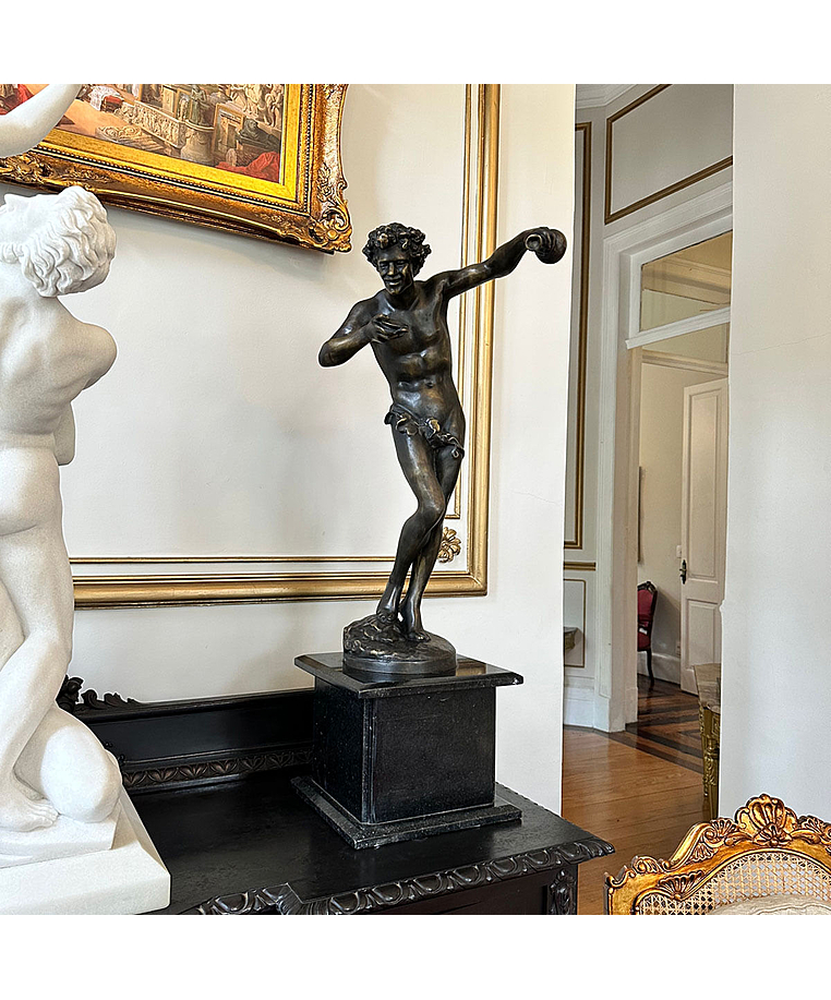 imagem do produto Escultura Baco em Bronze 100cm EBZ556 Luxo e Tradi��o Cl�ssica