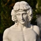 imagem do produto Escultura Baco M�rmore Branco 160cm - EMP781