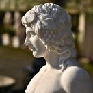 imagem do produto Escultura Baco M�rmore Branco 160cm - EMP781