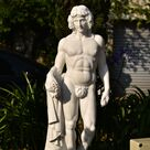 imagem do produto Escultura Baco M�rmore Branco 160cm - EMP781