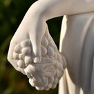 imagem do produto Escultura Baco M�rmore Branco 160cm - EMP781