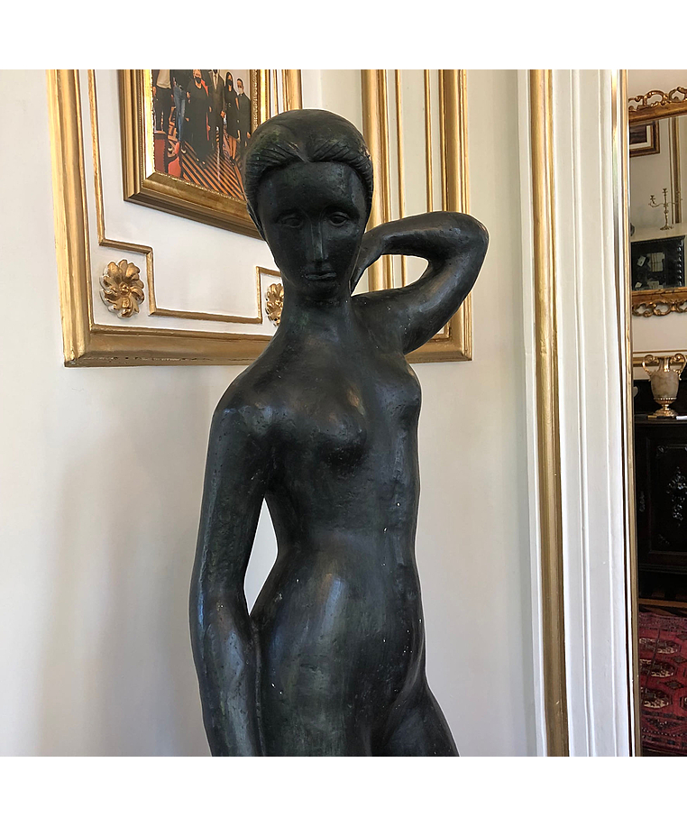 imagem do produto Escultura Banhista Bronze 157cm - EBZ526