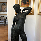 imagem do produto Escultura Banhista em Bronze 157cm EBZ526 Sofistica��o e Movimento