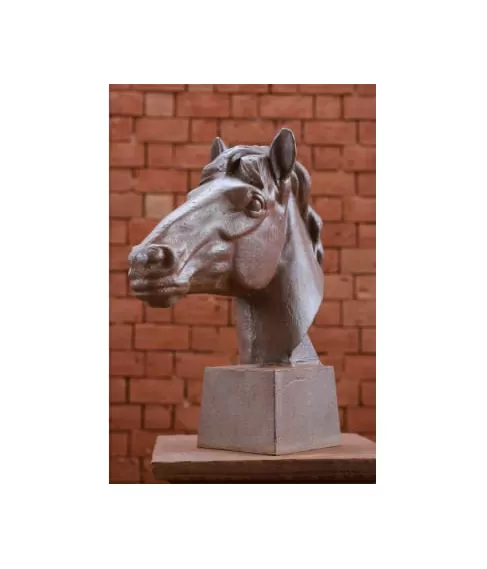 imagem de Escultura Cabea de Cavalo para Mesa 60cm - VRF125