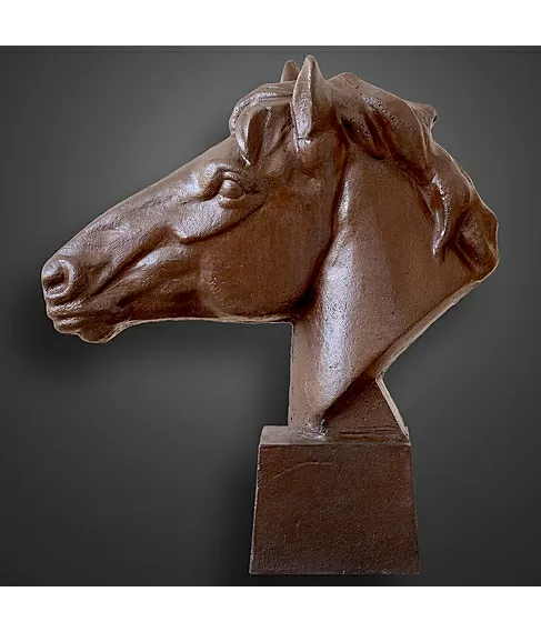 imagem de Escultura Cabea de Cavalo para Mesa 60cm - VRF125