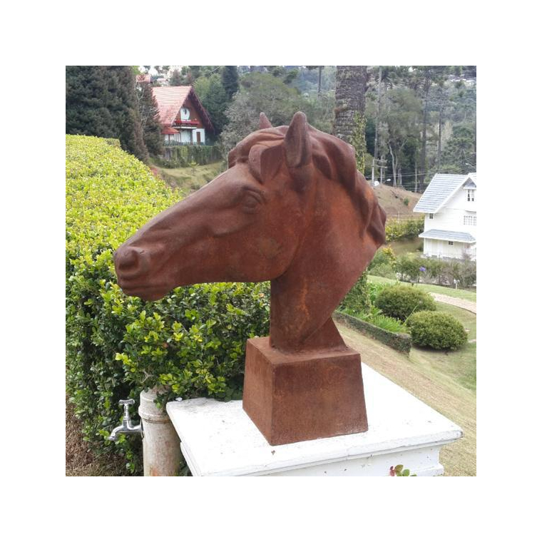 imagem do produto Escultura Cabe�a de Cavalo para Mesa 60cm VRF125 Eleg�ncia e Sofistica��o