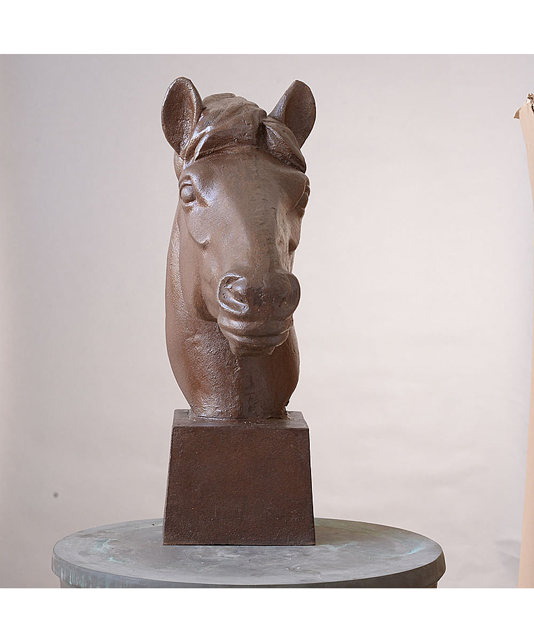 imagem do produto Escultura Cabe�a de Cavalo para Mesa 60cm - VRF125