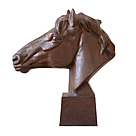 imagem do produto Escultura Cabe�a de Cavalo para Mesa 60cm - VRF125