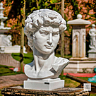imagem do produto Escultura Cabe�a do Davi em M�rmore 100cm - EMP599 Arte e Grandeza Cl�ssica