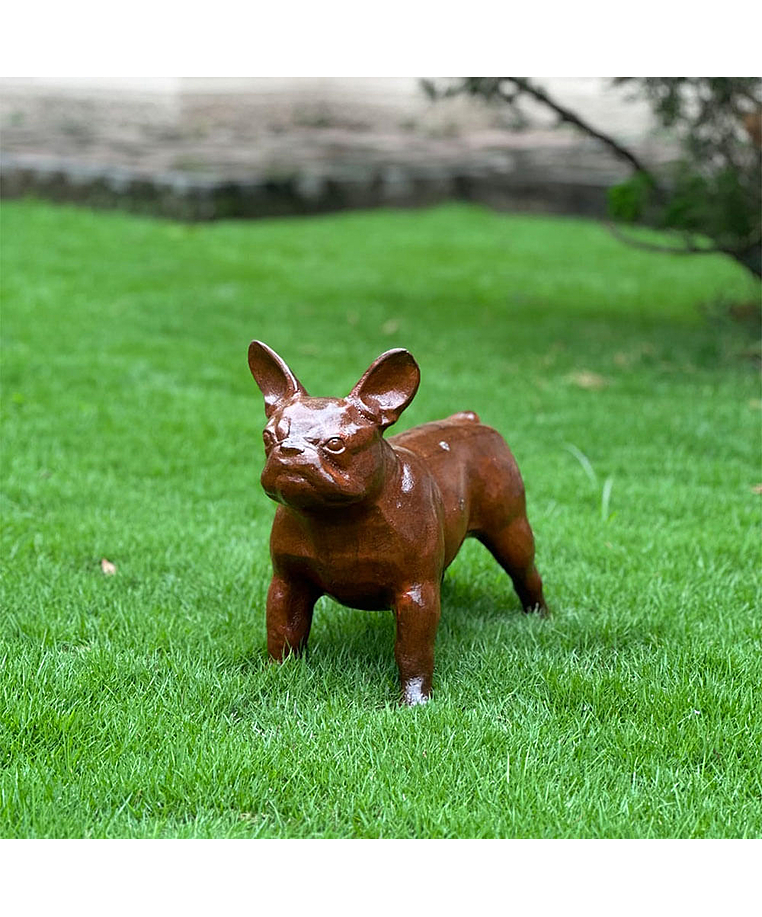 imagem do produto Escultura Cachorro Bulldog Franc�s 34cm - VRF268