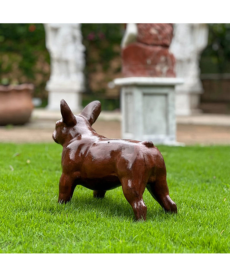 imagem do produto Escultura Cachorro Bulldog Franc�s 34cm - VRF268