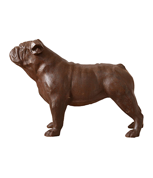 imagem de Escultura Cachorro Bulldog Ingls 54cm - VRF249