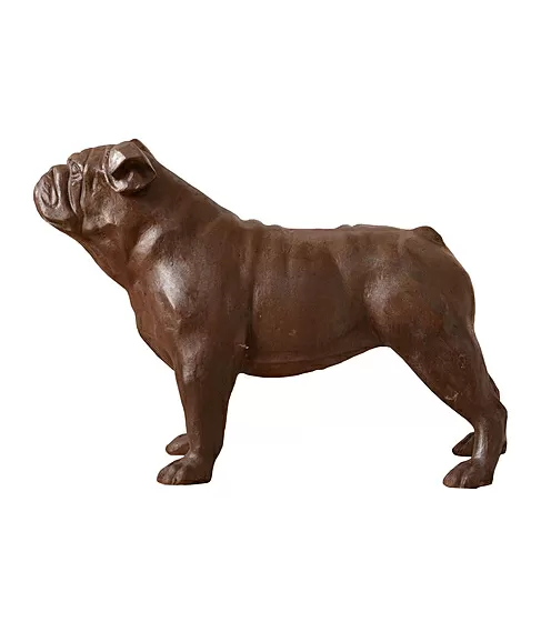 imagem de Escultura Cachorro Bulldog Ingls 54cm - VRF249
