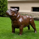 imagem do produto Escultura Cachorro Bulldog Ingl�s em Ferro Fundido 54cm VRF249 Estilo e Personalidade